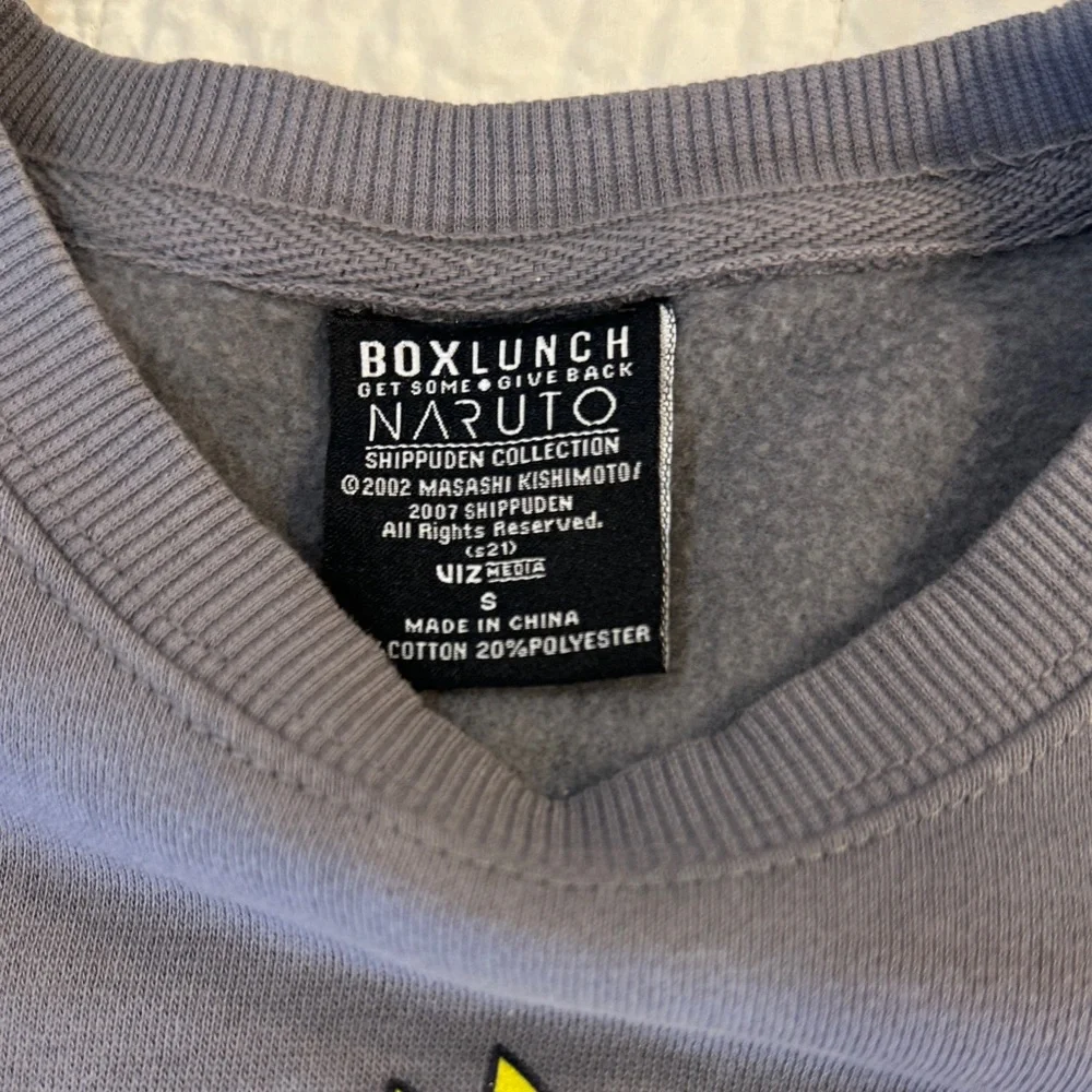 Naruto Crewneck Sweatshirt Small Gray Anime - Picture 3 of 7